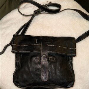 BLACK FRYE CROSSBODY PURSE